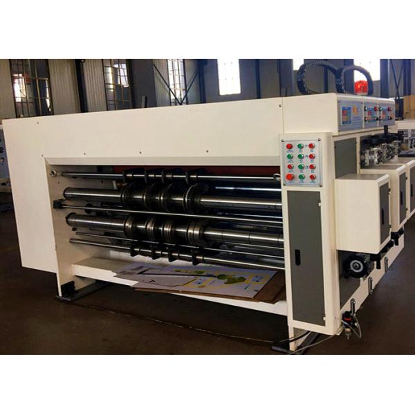Corrugated Box Feeder Flexo Printer Slotter Machine / Small Carton Box Making Machine