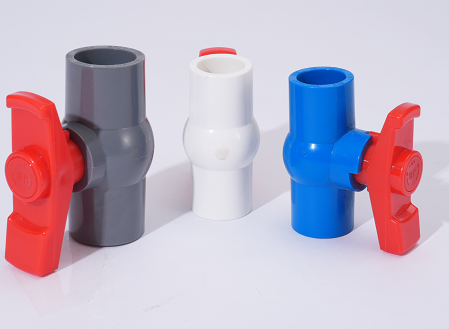 Building Fire Auxiliary Water Customized PVC Plastic Ball Valve for Custom Fire Fighting Branch Water Pipe