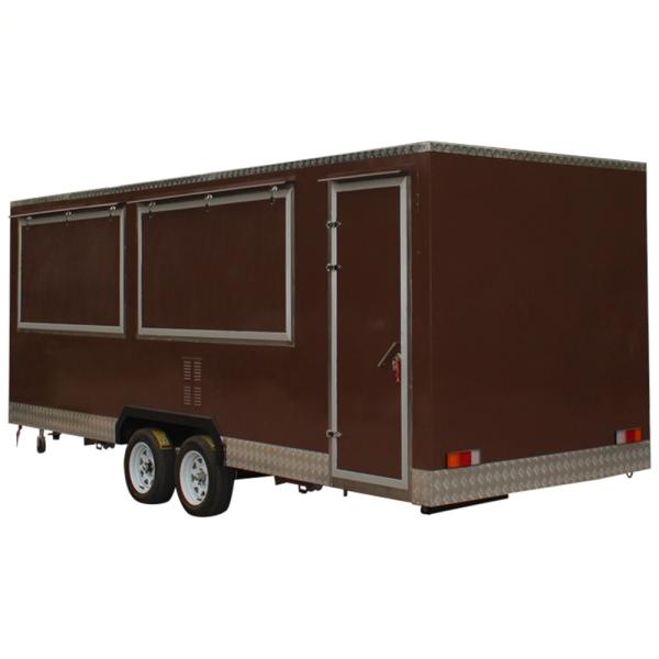 2/4 Road Wheels Fast Breakfast Food Carts for High Safety Level Mobile Kitchen Trailer