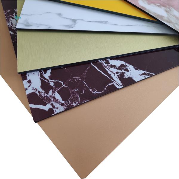 Durable Marble Grain ACP Featuring SGS Certificate Strong Impact Resistance and PVDF Coating Perfect for Exterior Wall Decoration