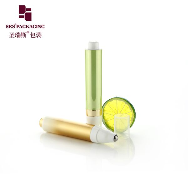 Wholesale Small Sample Portable Common Use Plastic Eye Cream Airless Pump Sterile Bottle 10ML 15ML