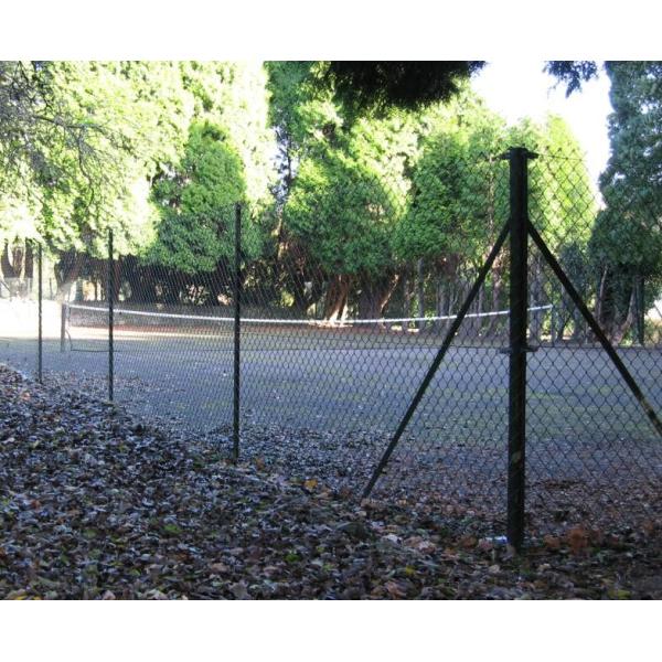 6ft Diamond Hole 1.5mm Steel Chain Link Fence Durable Knuckled Edges