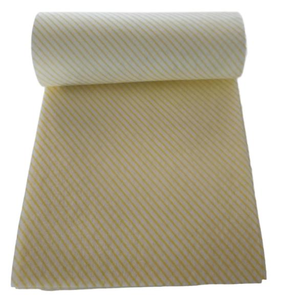 45GSM Tissu d'essuie-glace jetable, liant chimique multicolore non tissé