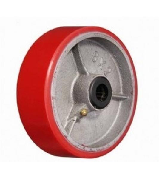 heavy duty cast iron PU caster wheels 4 inch