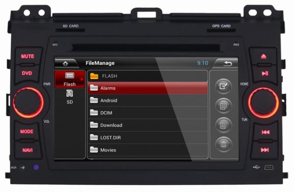 Ouchuangbo Auto DVD Stereo Player for Toyota Prado 2008-2011 Android 4.2 System iPod USB Wifi OCB-8626B