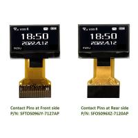 0Module d'affichage OLED de 96 pouces 128x64 Pixel SPI I2C Connexion d'interface enfichable