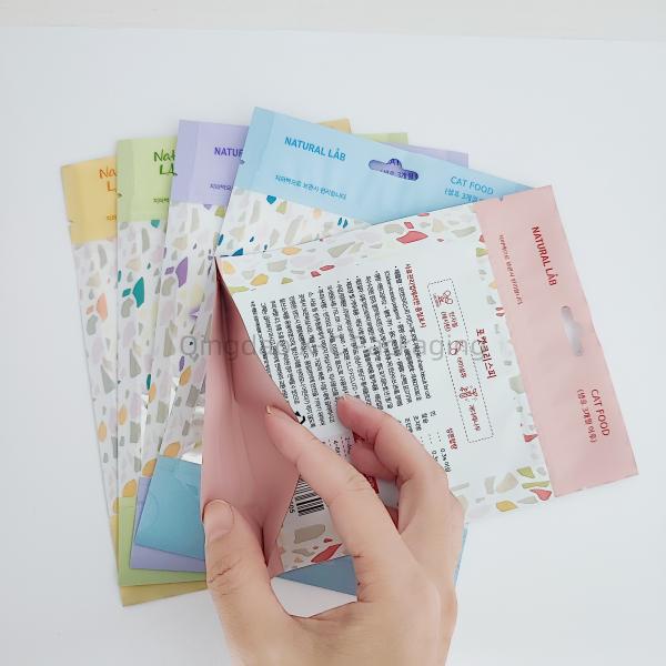 Pet Food Ziplock Stand Up Pouch Packaging Laminated Plastic Digital Printing