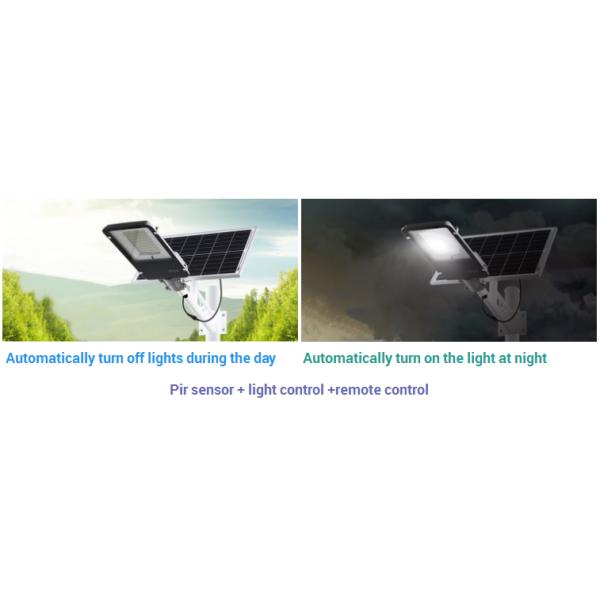 Aluminum IP65 40W Solar LED Street Lights SMD5730 3000K-6500K For Outdoor Road