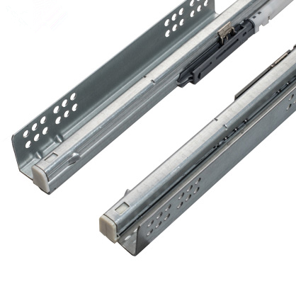 Modern Style V6 Undermount Drawer Slides Soft Close Loading Capacity 30kg for Kitchen