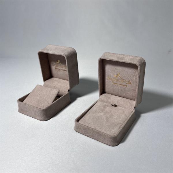 Women Girls Luxury Jewelry Packaging Boxes Round Corner Convex Edge Small Jewelry Box