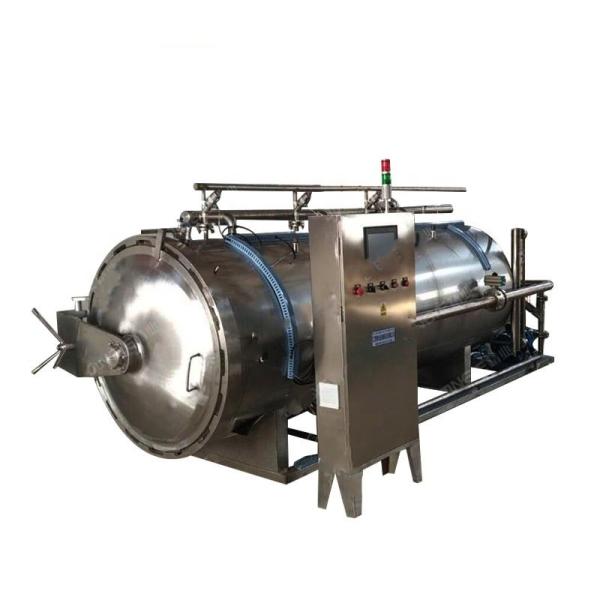 Retorta de esterilizador de autoclave horizontal para esterilizar frascos de vidro e sacos de substrato de cogumelos