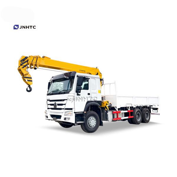 O caminhão telescópico de Sinotruk Howo 6x4 10 montou o guindaste de Crane Straight Arm Cargo Truck
