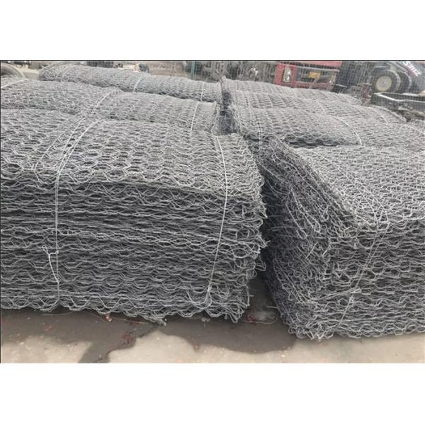 Pvc покрыл/гальванизированная шестиугольная корзина Gabion ячеистой сети для подпорной стенки