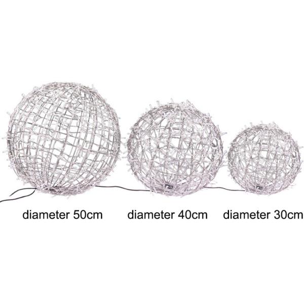 LED Iron Wire Ball Lawn Lamp Decorative Outdoor Lighting Project Garden Landscape Lamp Creative Light