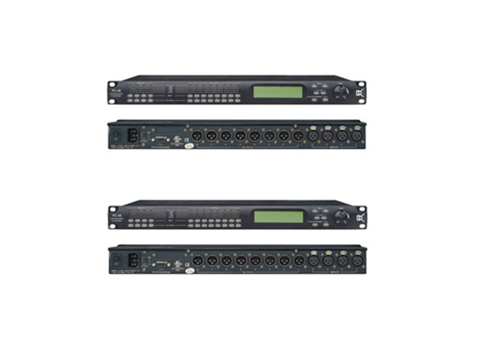 High End Audio Video Processor , PA Processor 4 ins 8 out Dsp Dj Speaker Management