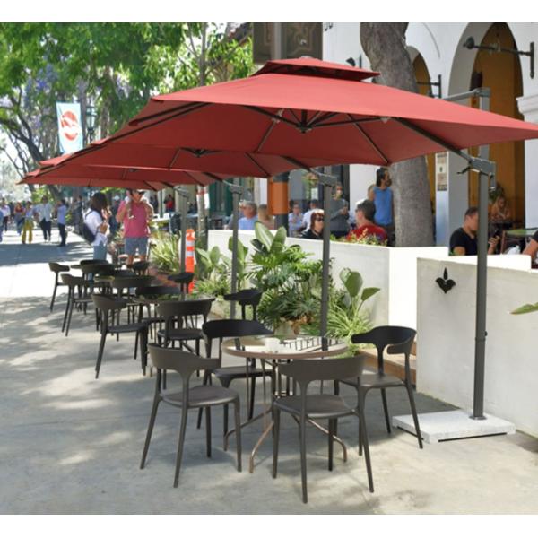 OEM Aluminum Pole Parasol Garden Patio Table Umbrella Radii 1.25m