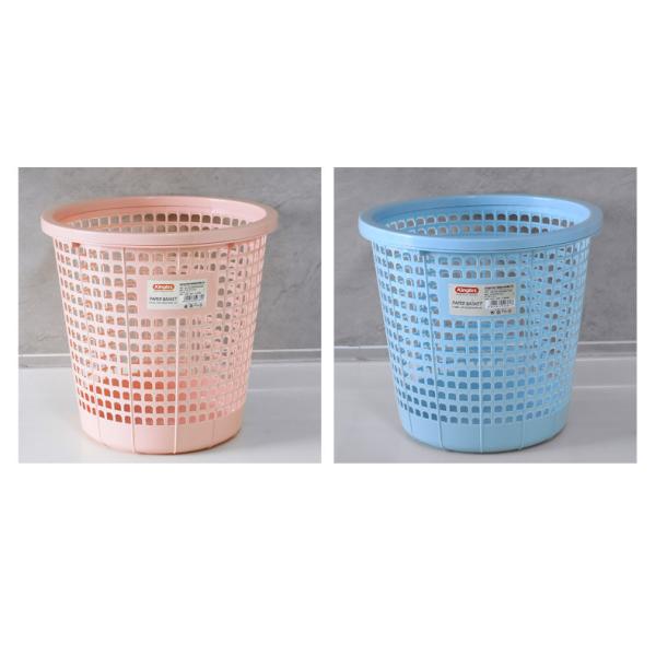 Plastic Dustbin For Office Home Use Kids Room With Pressure Ring