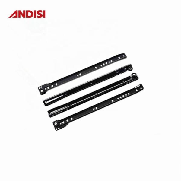 0.8/1.0/1.2 mm Powder Coated Drawer Slide with Steel Material and Nylon FGV Rollers