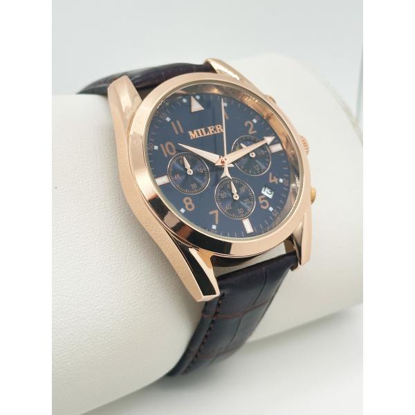 Классические роскошные мужские кварцевые часы водонепроницаемые круглые модные мужские часы