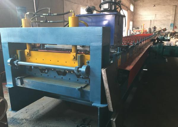 8m/min - 12m/min Floor Deck Roll Forming Machine For structure Conceret