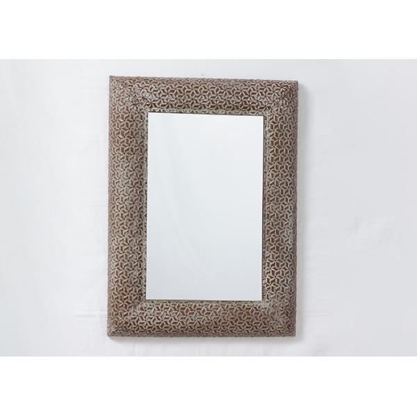 Wrought Frame Handmade Antique Metal Wall Art Mirror