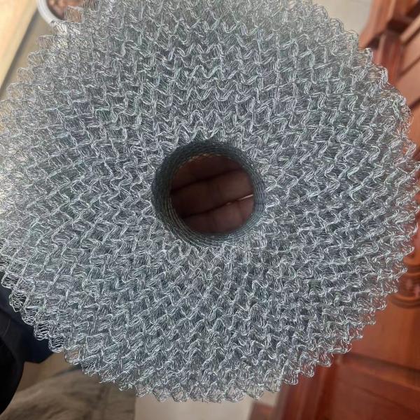 Вязаная нержавеющая сталь сплетенная проволочная сетчатая трубка Газовый жидкостный фильтр Вязание крючком