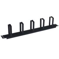 Gestão Rackmount horizontal do cabo do gerente 1U do cabo da rede anéis de 5 partes