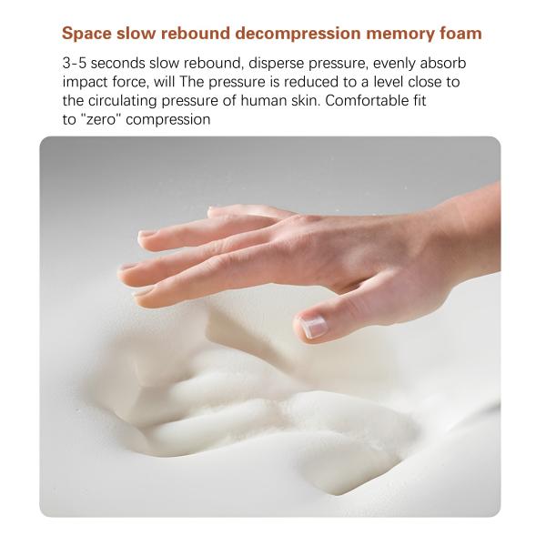 JOURM Natural Anti-Mite Knit Fabric High Density Compressible Sponge Orthopedic Mattress