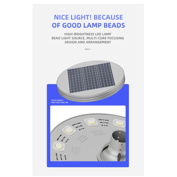 200W Ufo Solar Garden Lights Planet Style 10 Heads D532mm Outdoor