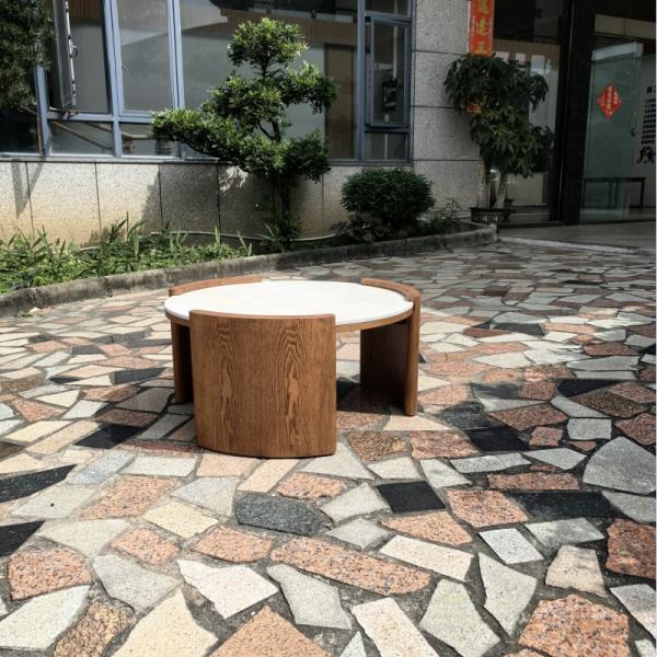 Living Room Solid Wood Modern Coffee Table 1000x1000x450mm