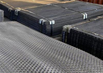 Rede de arame expandida 8.0mm preta resistente do metal da espessura