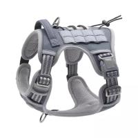 Fabricación de arnés de perro de lujo ajustable táctico transpirable reflectante K9 de alta calidad para mascotas