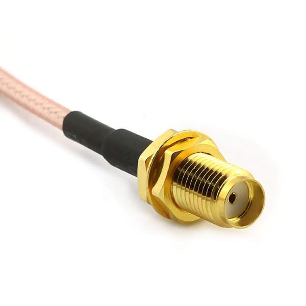 RG316 90 Degree Right Angle MMCX Male to SMA Female Antenna Pigtail RF Coaxial Cable