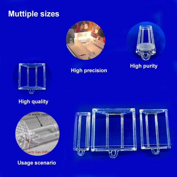 Customized Size High Temperature Resistant Quartz Plate with 99.99% Purity for Semiconductor Applications