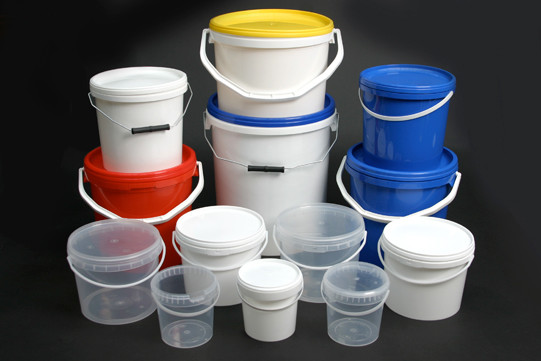 PP or HDPE Plastic Food Container with Handle and Lid Options