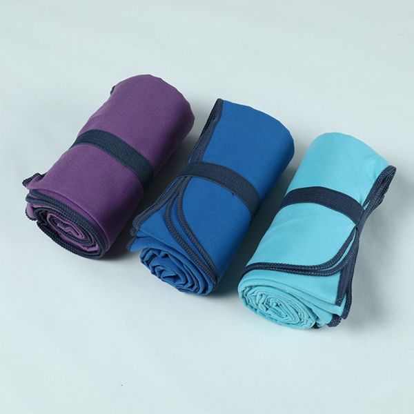 High Quality Quick-dry Suede Microfiber Sports Towel with Elastic Band