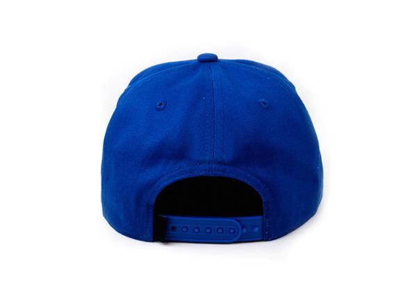 6 chapéus lisos do Snapback da borda do homem do painel vermelhos e azuis com bordado 3D do acrílico de lãs