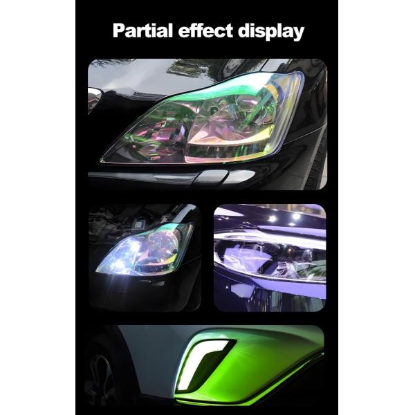 TPU Car Headlight Film Hydrophobic Anti Scratch Car Wrap Film Automobile Tail Lamp Film