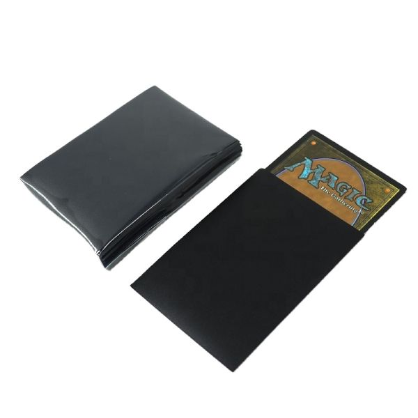 Factory Wholesale Eco Friendly Lightweight Reliable Performance Black Matte Protector Gift Card Sleeves