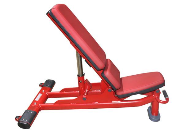 Red Gym Adjustable Dumbbell Bench Machine 106cm Height