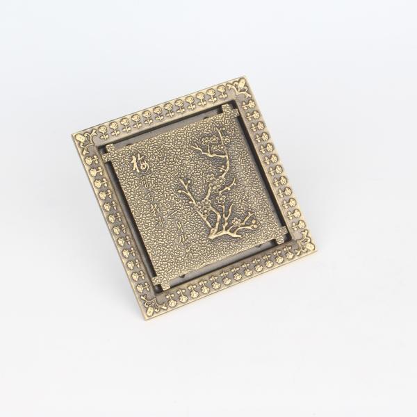 Factory Direct Sale Floor Drain Brass Plum blossom Design Garden drain