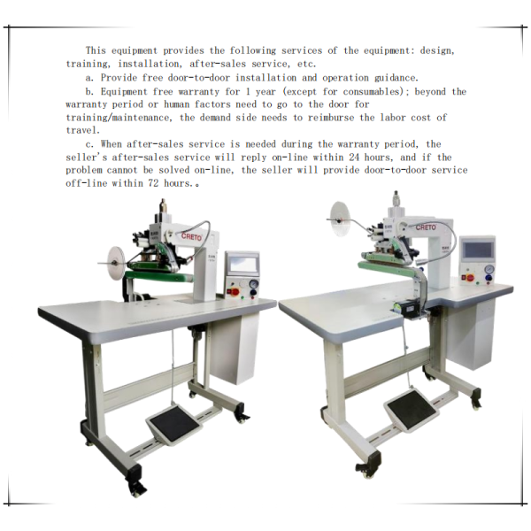 SH-804 High Arm Strip Pressing Machine for Seamless Clothing - T-Shirt Windbreaker Bra Heat Transfer Equipment