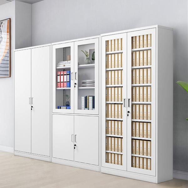 Steel Large Storage Instrument Medicine Display Cabinet , W850*D390*H1800mm Hospital Room Cabinets
