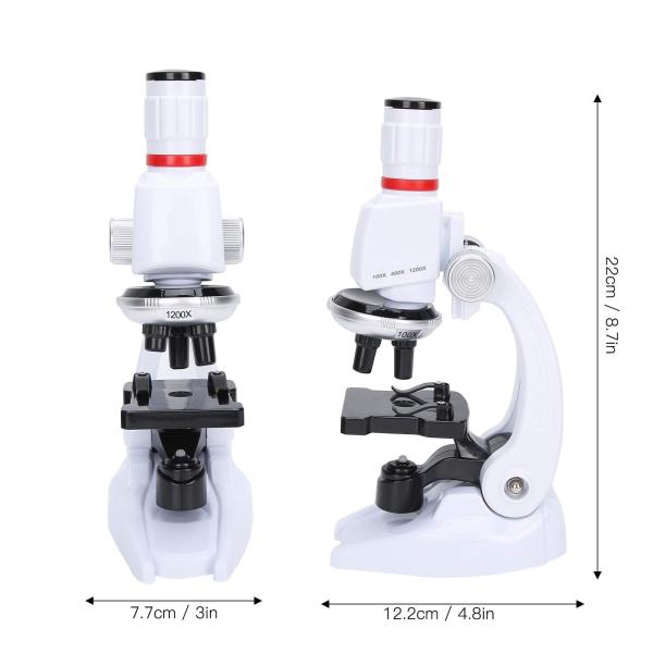 Plastic Science Experiment Set for Primary School Students Alloy Microscope Telescope