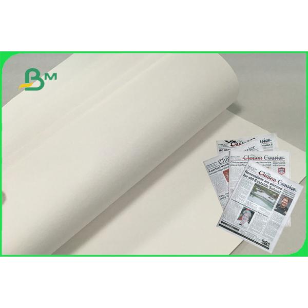 Double Sides Uncoated Jumbo Roll Newsprint Paper 48gsm 49gsm 50gsm For Newspaper