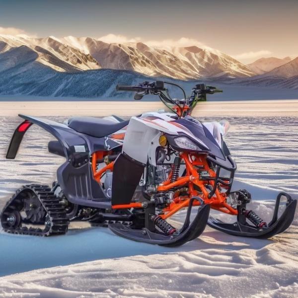 125CC Snowmobile Track Motorcycle with Electric Start Engine