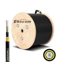 Cable à fibre optique ADSS à 48 cœurs mode unique SM G652D fil d'aramide double enveloppe double veste AT PE