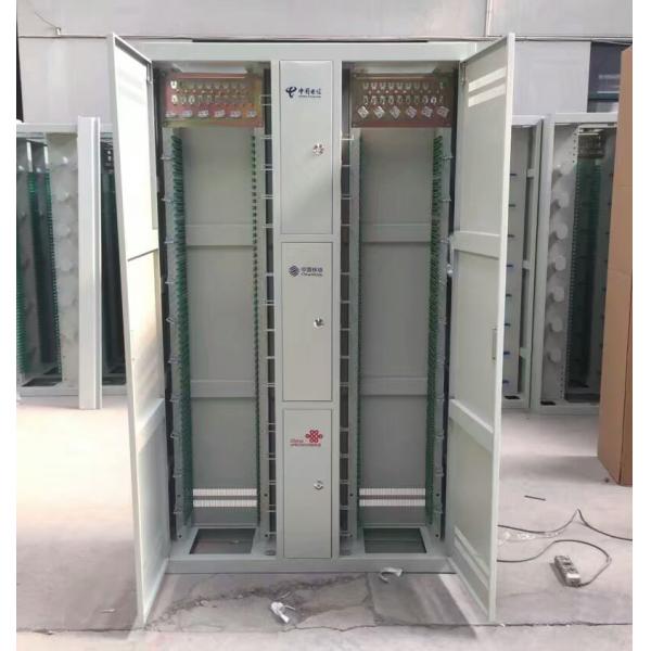 19'' 144 Core Fiber Optic Distribution Box with Steel Material for Secure Fiber Protection