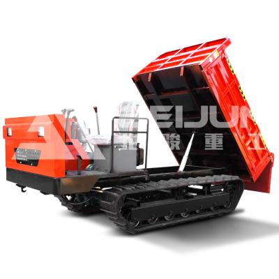 1 tonelada 2 toneladas 3 toneladas Crawler Dumper Carrier Personalizável Diesel portátil para venda