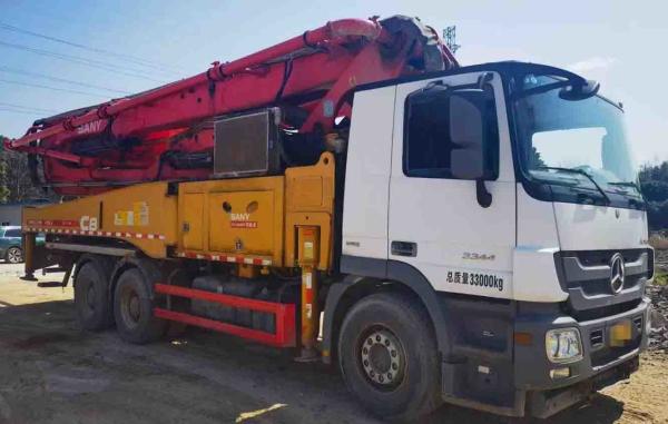 5 Boom Used Concrete Pump Truck 47m with Mercedes Benz Chassis